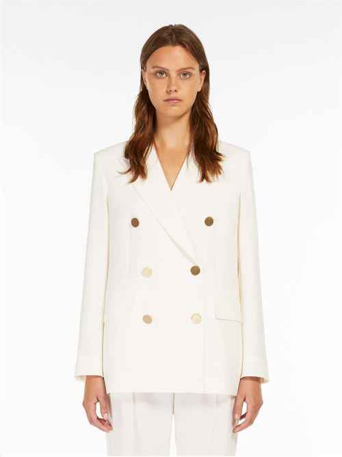 Wool crepe satin jacket Max Mara | 60411427600.010